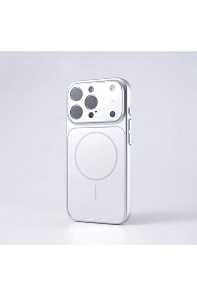 UK Apple iPhone 15 Uyumlu MagSafe Kılıf – 17 Pro Max Kamera Görünümlü Lens Ko...