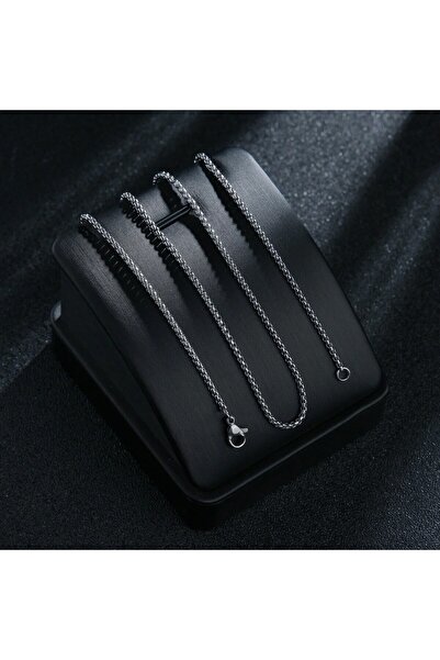 Kracer Silver necklace 2mm with steel chain