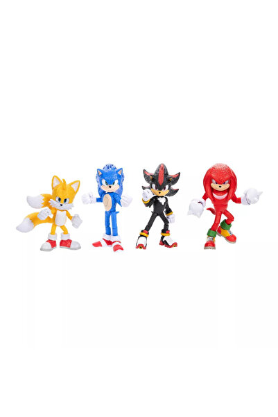 Jakks Pacific Sonic(ışıklı), Shadow(ışıklı), Tails ve Knuckles 4'lü Paket Son...