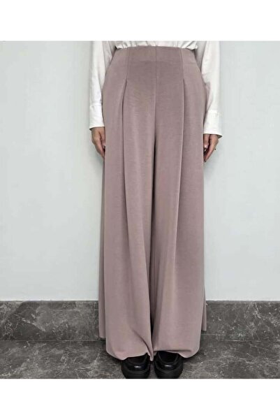 Garzia Pile Detaylı Bol Pantolon