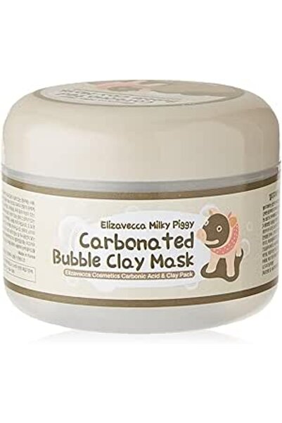 ELIZAVECCA قناع الطين الفقاعي ميلكي بيجي 100 مل - لجميع أنواع البشرة