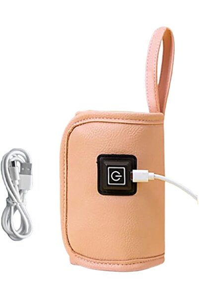 VicJoye سخان زجاجات الرضاعة المحمول القابل لإعادة الشحن عبر USB، 3 إعدادات لد...