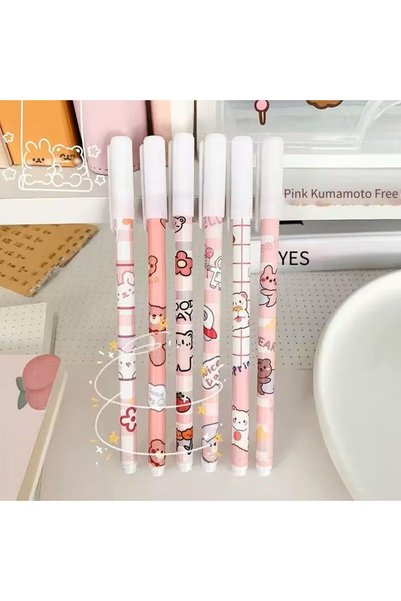 yiren Set 6 pixuri cu cerneala termica si radiera
