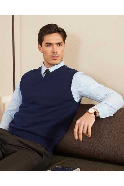 youknitwear you Shaun 100% бавовна V Yka Чоловічий трикотажний светр