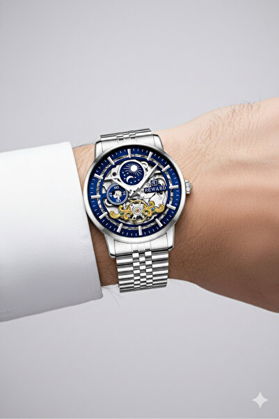 Reward RWA143834 Çelik Kordon Otomatik Erkek Kol Saati