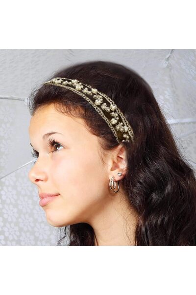 Generic Al-Mikoz Lace Headbands, Wide Stretch Floral Lace Headbands, Tulle Flower Turban Hair Accessories fo