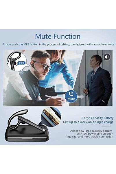 OEM Casca Bluetooth Wireless TWS YYK-520, BT 5.0, HandsFree, Compatibilitate Universala, Negru/Argintiu