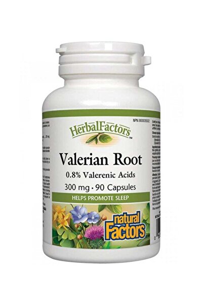 Natural Factors كبسولات جذر فاليريان 90