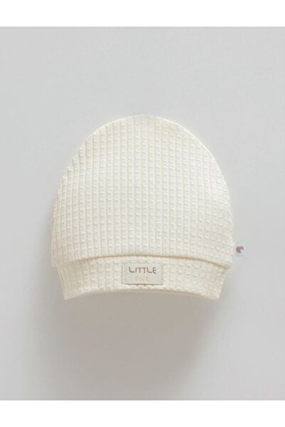 Caramell Perlababy 100% Cotton Little One Baby Boy Beanie 0-12 Months