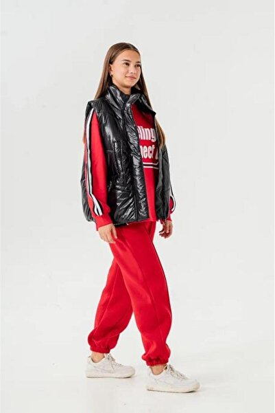 LOCO LOCO 7360 Girl's Pocketed Puffer Vest