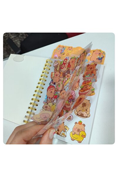 senacacollection Capybara Spinning Game Sticker Notepad 1 Pc