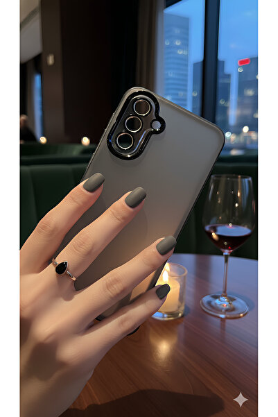 TechTrove غطاء متوافق مع هاتف سامسونج جالاكسي A56، تصميم شفاف مع حماية للكامي...