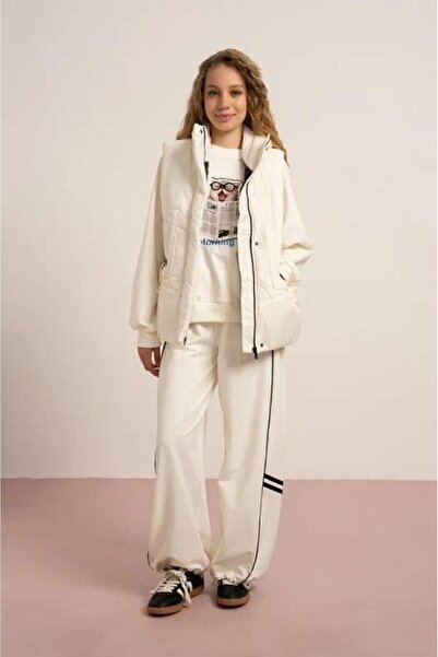 LOCO LOCO 7360 Girl's Pocketed Puffer Vest