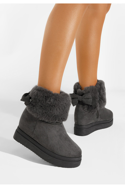 B T Shoes Cizme tip ogg gri Michi