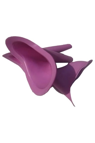 Generic Portable silicone urinal for outdoor use, 15x10x15cm