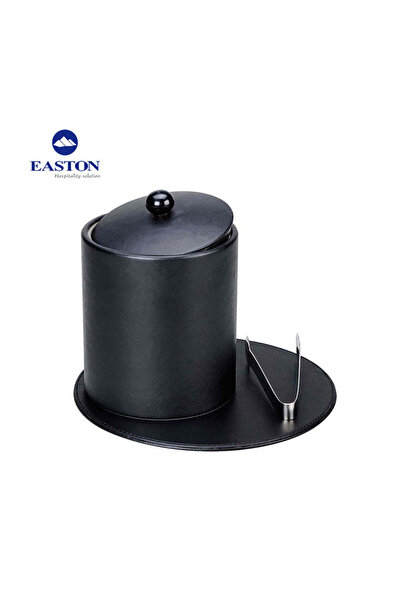 Easton Ice Bucket Black (Faux Leather, 1.2 L)