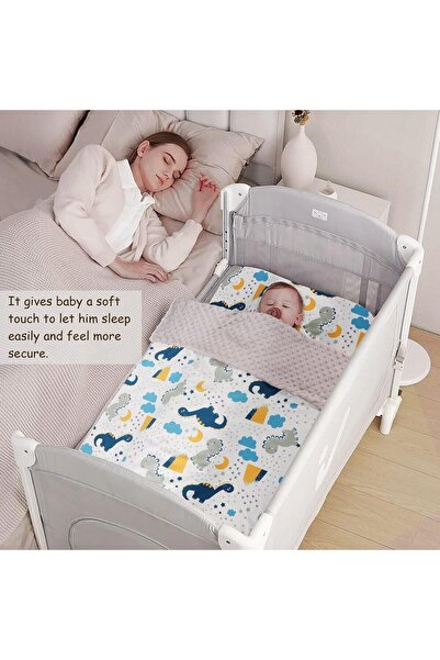 Generic Baby Blanket, Soft Plush with Dotted Fleece Back for Newborns, Unisex (C - 100×75 cm)