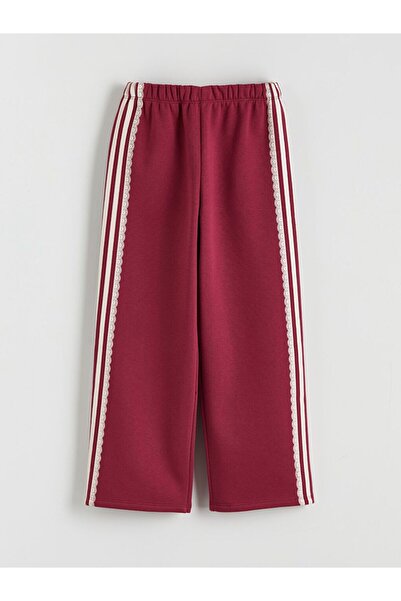 LC Waikiki LCW Kids Elastic Waist Striped Girl's Tracksuit Bottom