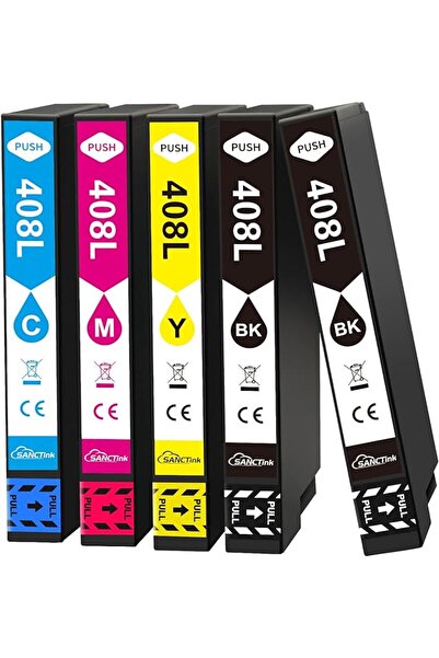 Propart Set 5 cartuse inkjet 408XL 9500 pagini compatibile Epson C13T09K14010...