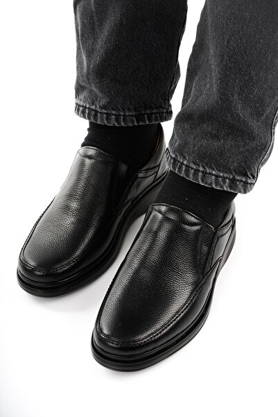 Babetty Men's Inner Outer Genuine Leather Full Orthopedic Anatomical Daily Casual Men's Shoes