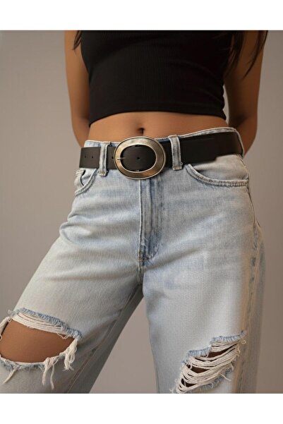 EMR Official Antik Yuvarlak Tokalı kadın kemeri,Elbise Kemeri,Ceket Kemeri,Pa...