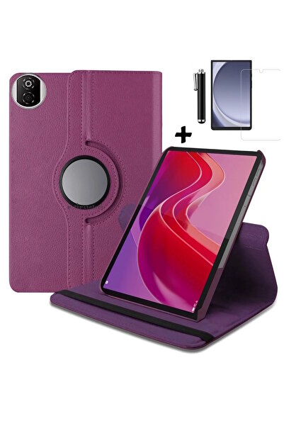 m.tk moveteck Honor Pad X7 8.7 Inch 2025 Tablet Case 360 Rotating Pu Leather Stand Cover + Screen Protector + Pen Set