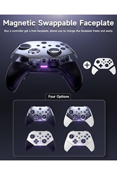 EasySMX Wireless Controller with Hall Triggers and Swappable Faceplate