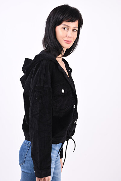 ONLY Global Black oversized striped jacket - Size M