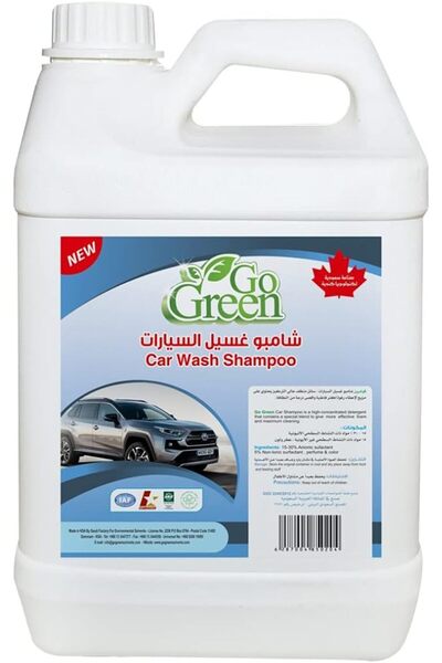 Go Green Car Wash Shampoo, 5 L