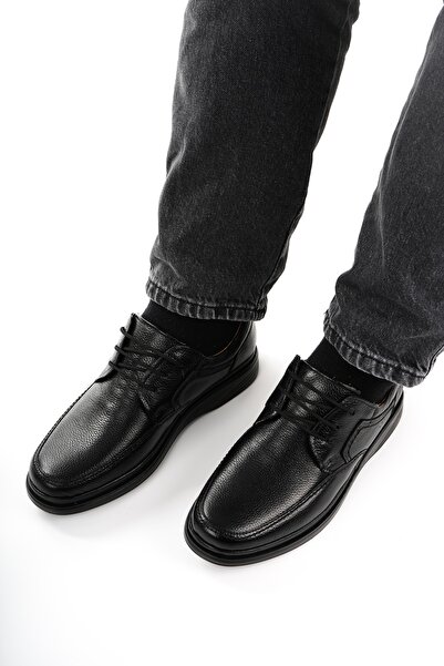 Babetty Men's Inner Outer Genuine Leather Full Orthopedic Anatomical Daily Casual Men's Shoes