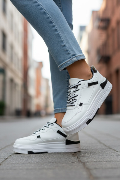 dehaine Women's causal sneakers made of eco-leather, 8002