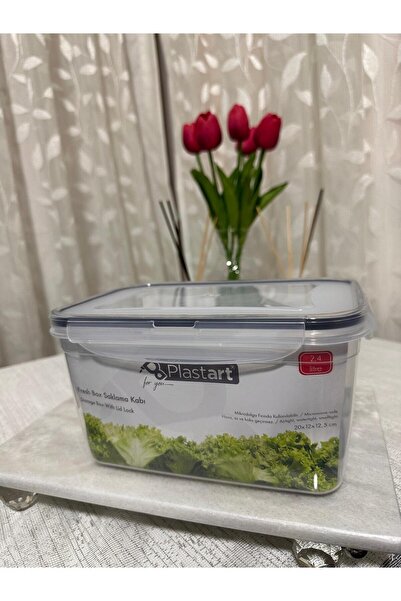 Plastard 2.4 Liter Fresh Box Storage Container with Multi-Purpose Strainer and Vacuum Lid