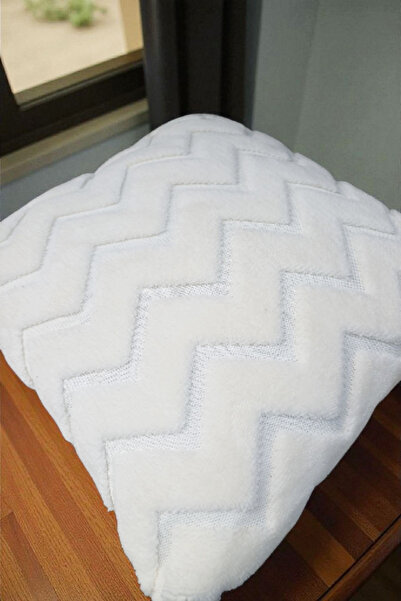 Bumedo Nordic Style Plush Soft Textured Decorative Throw Pillow Cover Set of 2 – 43X43 cm