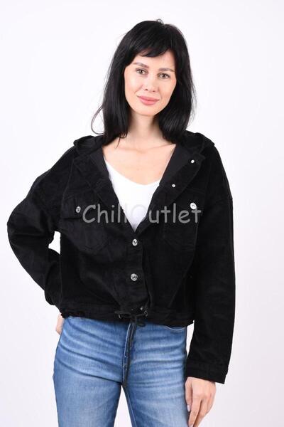 ONLY Global Black oversized striped jacket - Size M