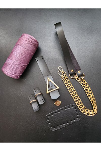 FERİHA HOBİ AKSESUAR طقم حقائب محبوكة (5 قطع)