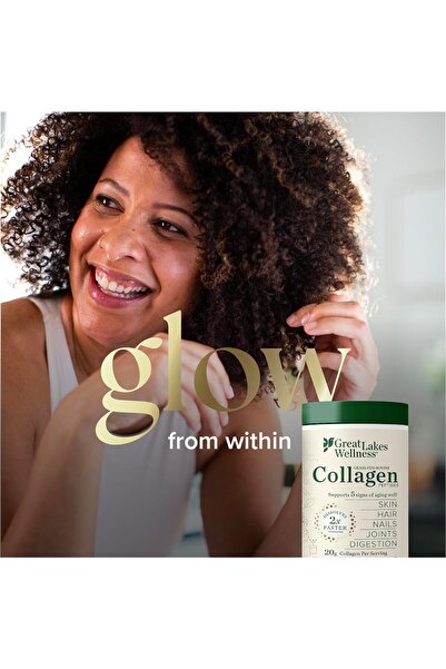 Great Lakes Wellness Unisex Collagen Powder (Unflavored) - 454 g