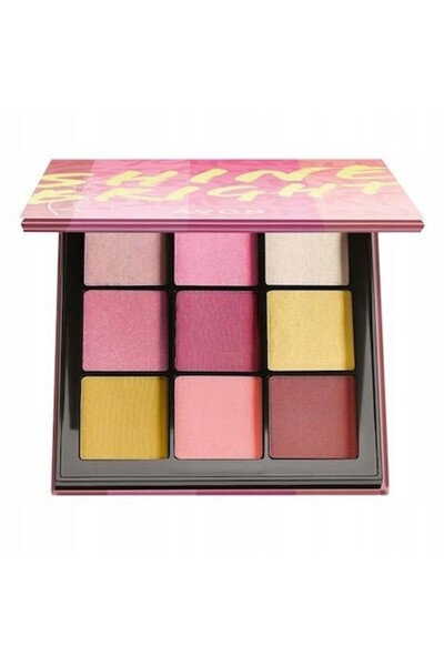 AVON Paletă de farduri de pleoape Viva La Pink Shine, multicoloră