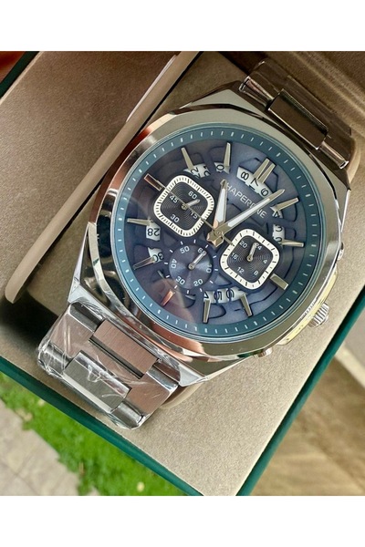 Chaperone Steel Men's Wristwatch Waterproof Original Guaranteed