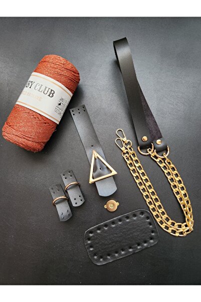 FERİHA HOBİ AKSESUAR طقم حقائب محبوكة (5 قطع)