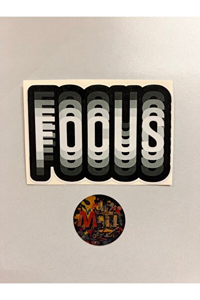 sticker Focus 10X7Cm Sticker-Car Motorcycle Helmet Laptop Windshield Sticker Printing Hologram