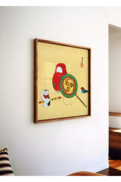 ARTHOUSECOLLECTIVE Kamisaka Sekka – Lucrări de artă japoneză - Poster pătrat ...