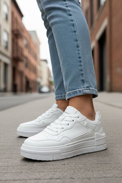 dehaine Women's causal sneakers made of eco-leather, 8002