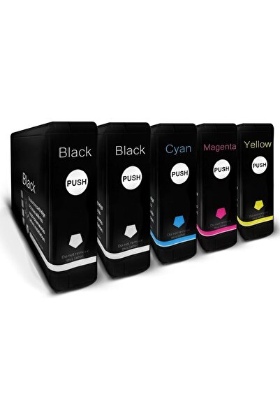 Propart Set of 5 Inkjet Cartridges T7011 Black, Blue, Red, Yellow 11200 Pages Multicolor Compatible Epson