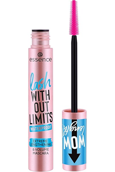 Essence Lash Without Limits Waterproof Mascara, 03 Black, 13 ml