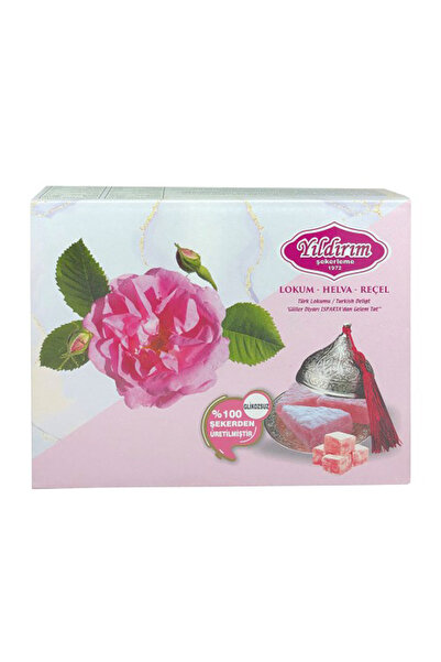 Yıldırım 750 gr. Muska Gül Lokumu