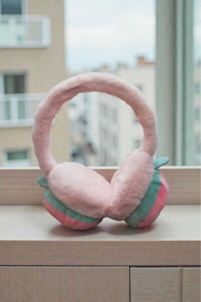 C&A&B KUZEY AVİZE Plush Cold-Proof Fruit Plush Winter Foldable Earmuff Ear Protector