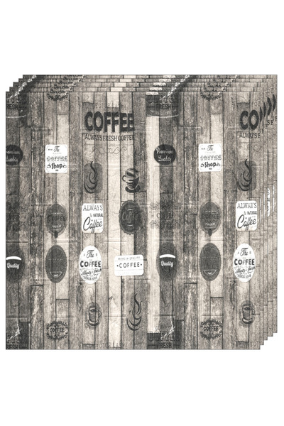 Teno Set 30x Tapet 3D Teno®, Model Coffee, suprafata acoperire 14.7 mp, perete/tavan,70x70cm,maro
