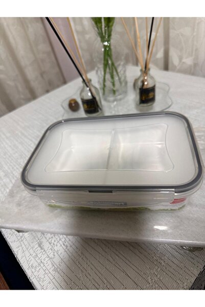 Plastard 2-Compartment Microwaveable Fresh Box Storage Container with Vacuum Lid