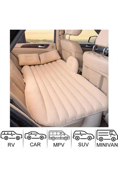 Muchmy Car Travel Air Bed Inflatable Mattress Portable Outdoor Camping Bed with 2 Air Pillows and Pump