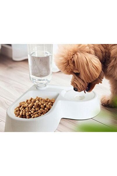 VERK Food bowl for cats and dogs, Group, 2 in 1, white, 500ml